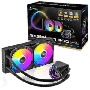 קירור נוזלי כפול Antec SKELETON 240 ARGB Black INTEL/AMD