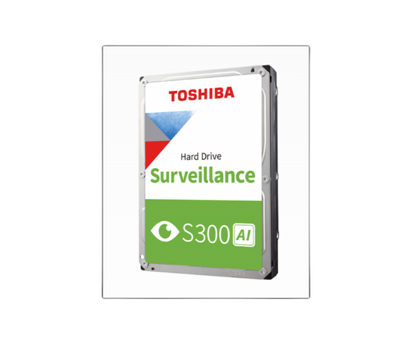 דיסק פנימי למצלמות TOSHIBA S300 AI 10TB 7200RPM 512MB