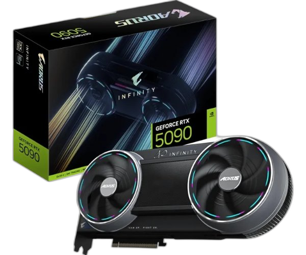 כרטיס מסך GIGABYTE AORUS GeForce RTX 5090 INFINITY 32GB GDDR7